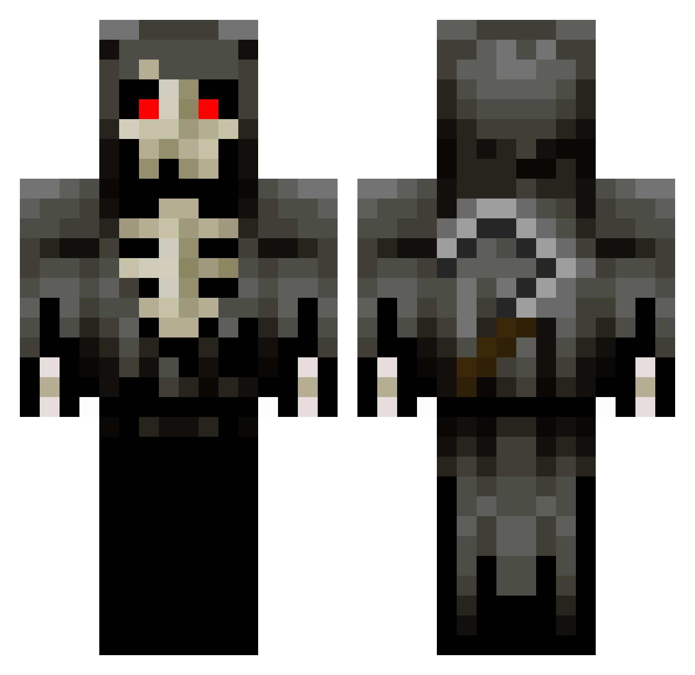 str8edge1232 Minecraft skin, front and back view