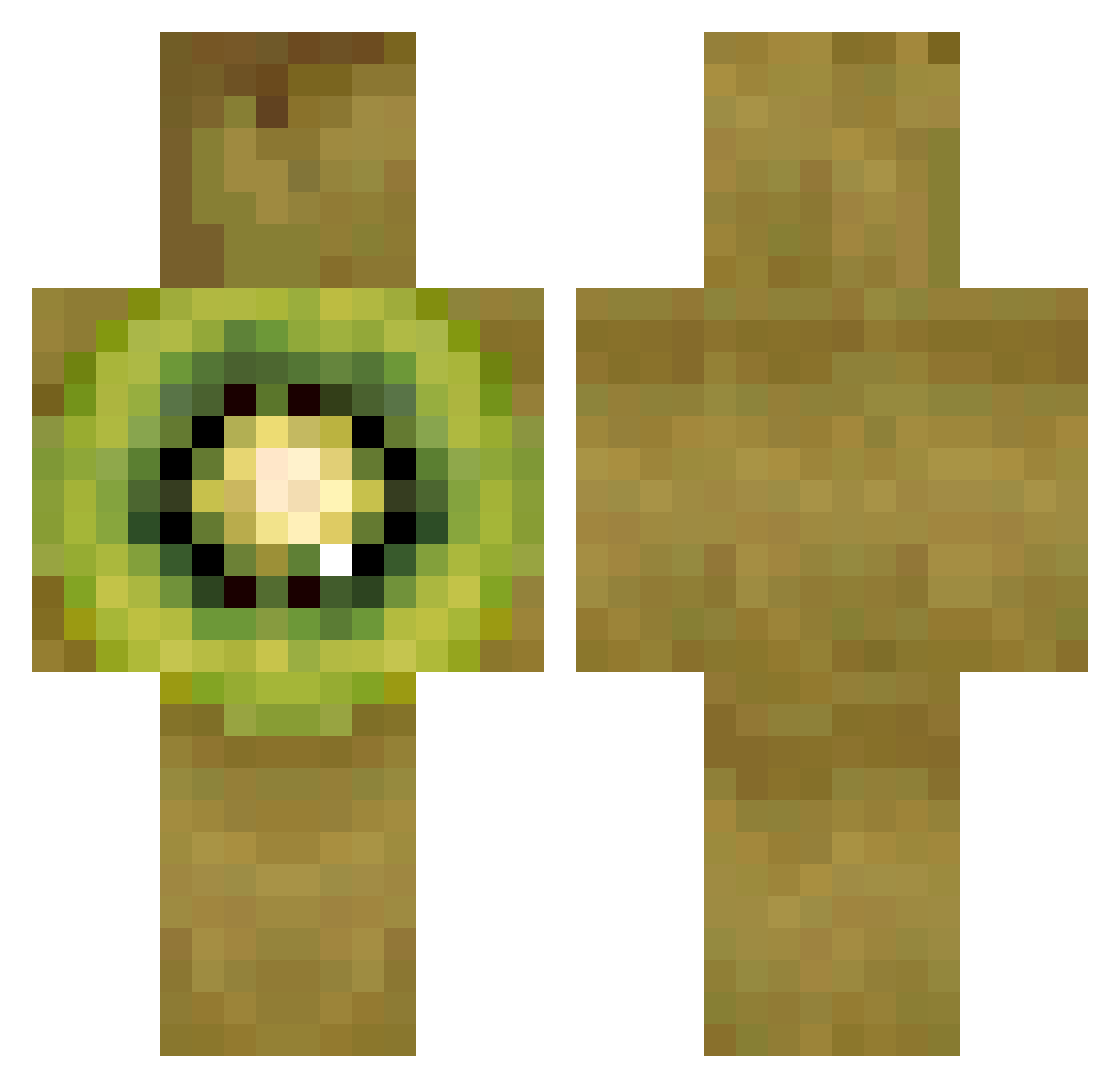 heurigit30 Minecraft skin, front and back view