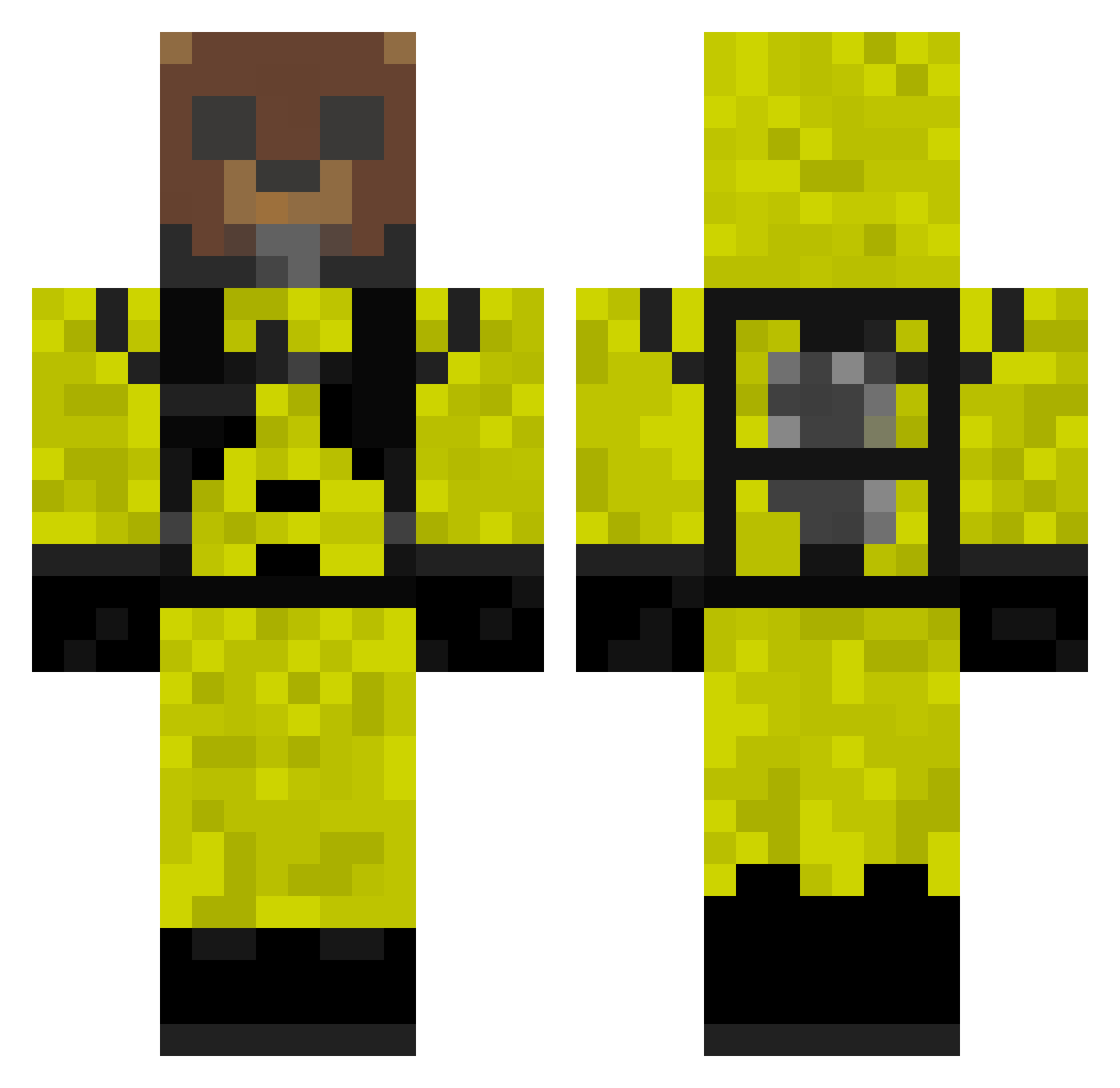 carlesbricoo Minecraft skin, front and back view
