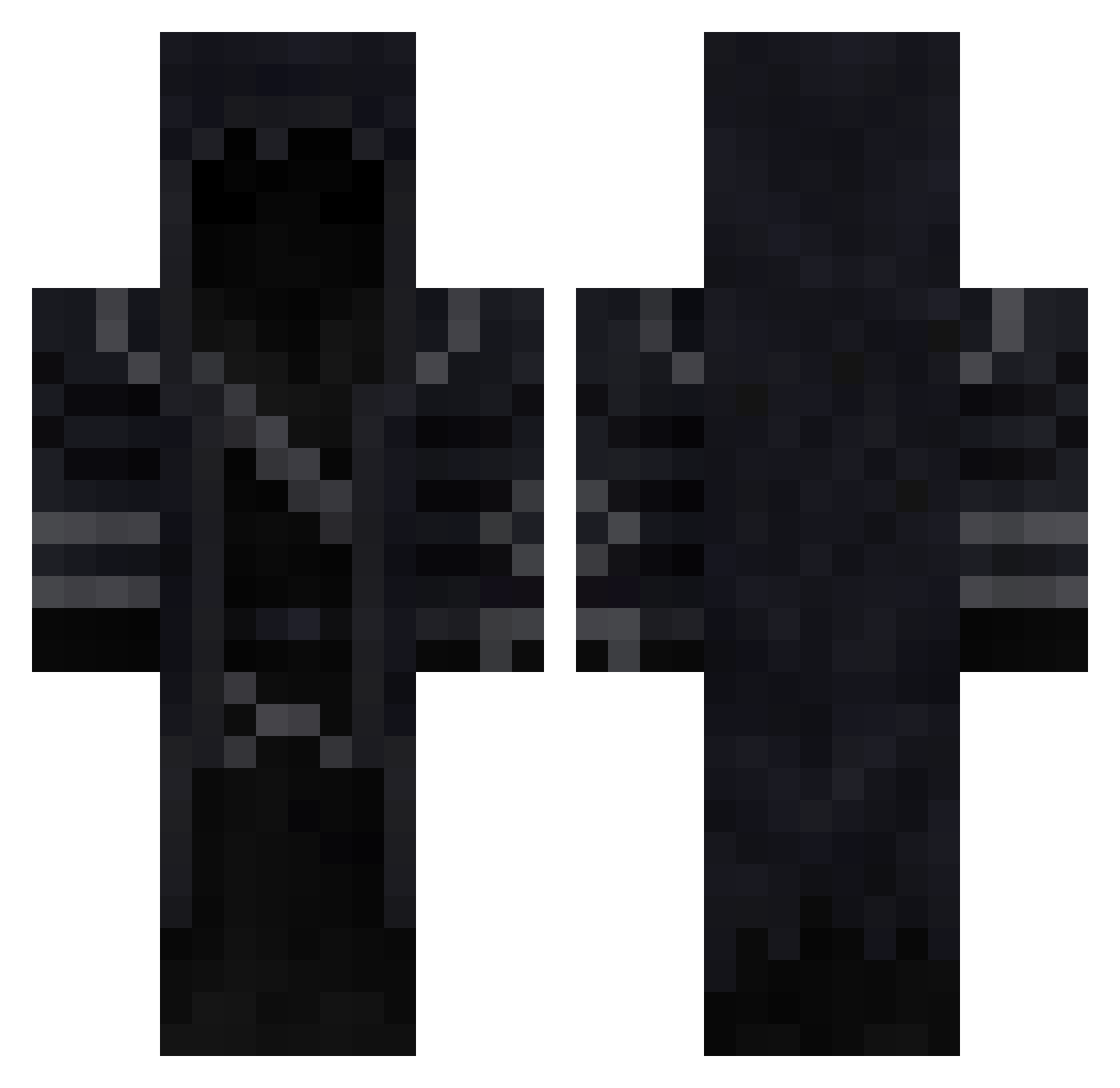 HANG0907 Minecraft skin, front and back view
