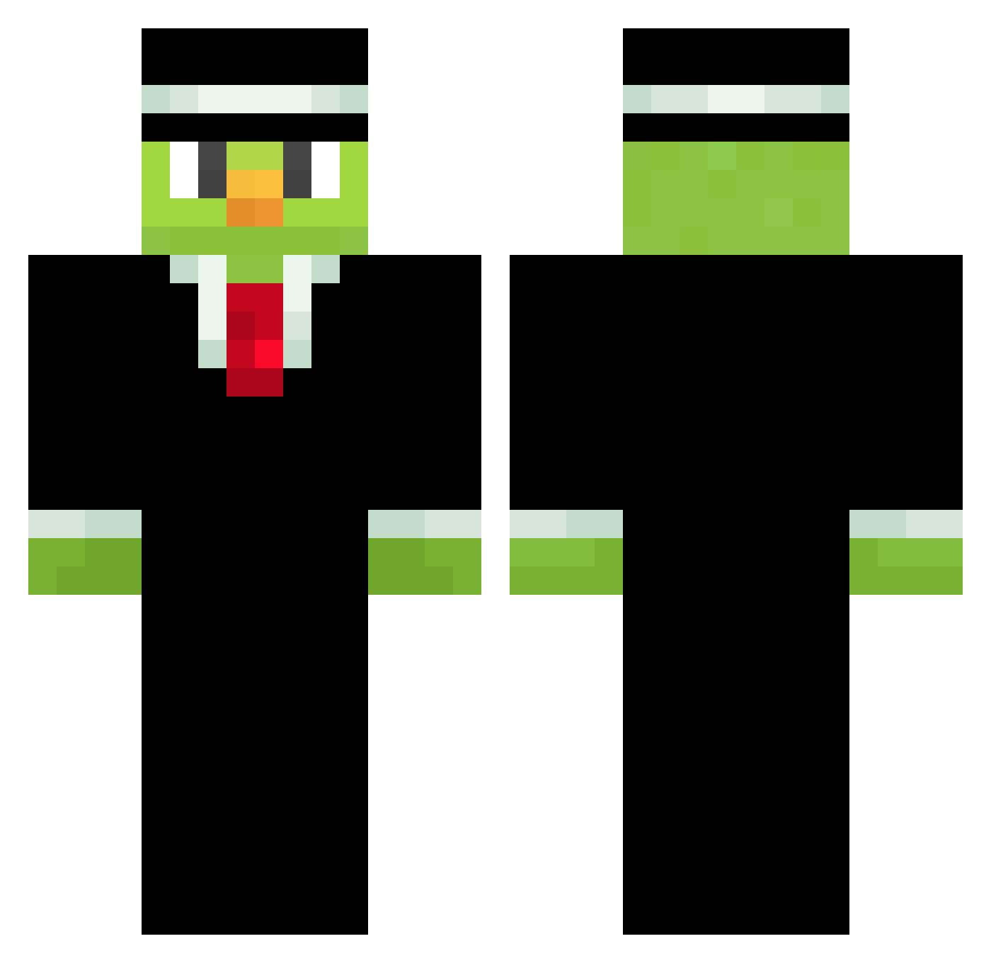 emmanuel_hd Minecraft skin, front and back view