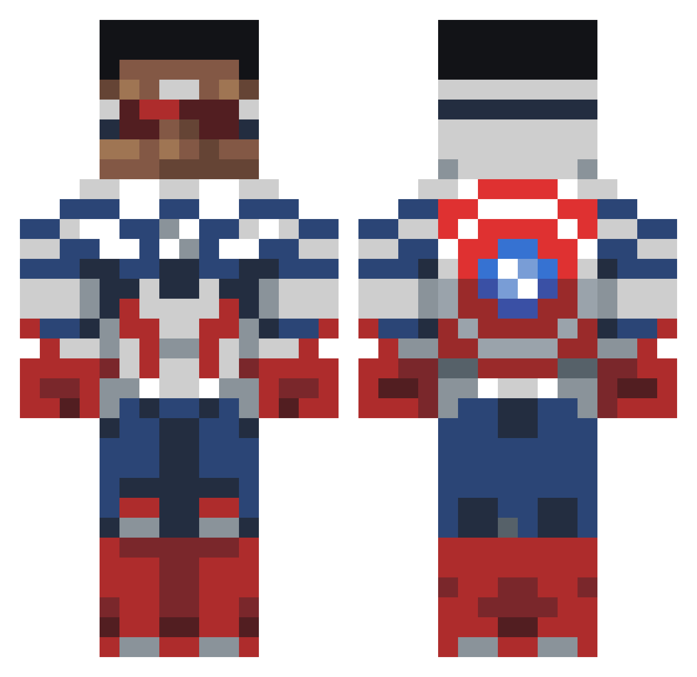 fahdawy Minecraft skin, front and back view