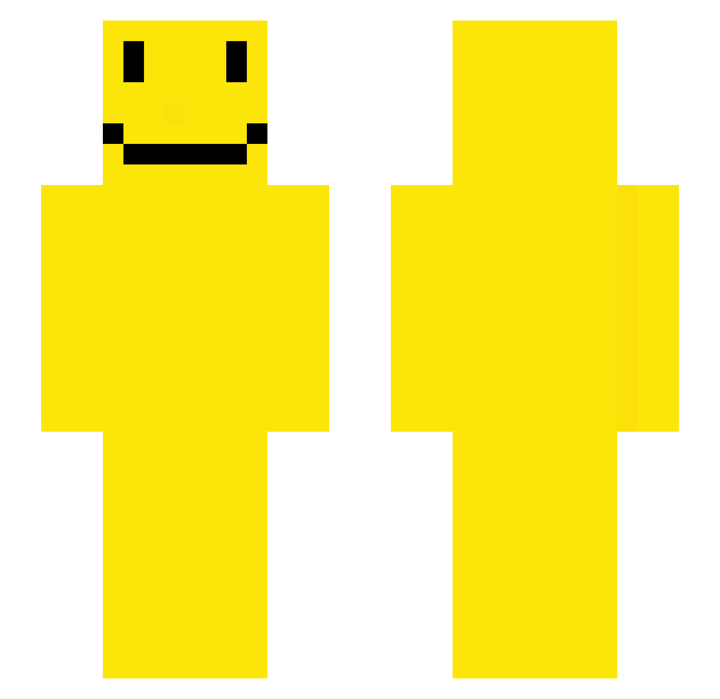 LegendzShot Minecraft skin, front and back view