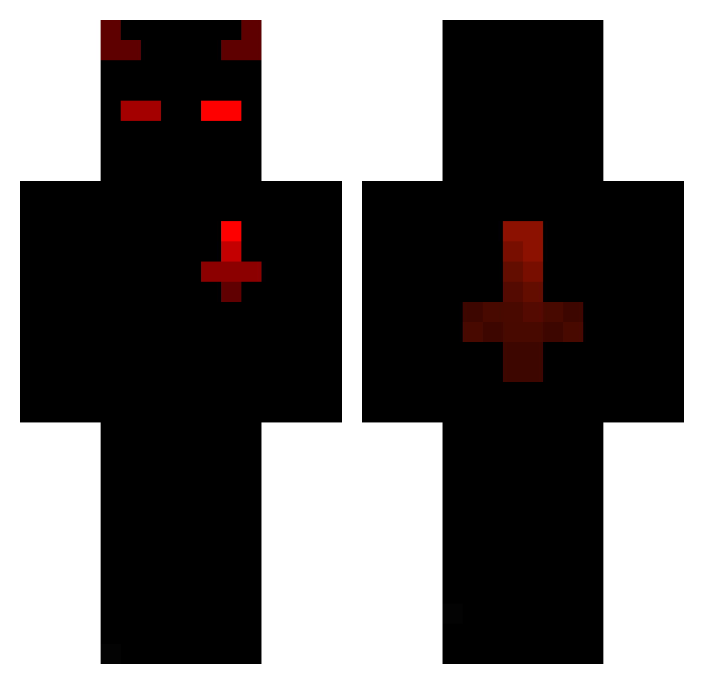 Onska008 Minecraft skin, front and back view