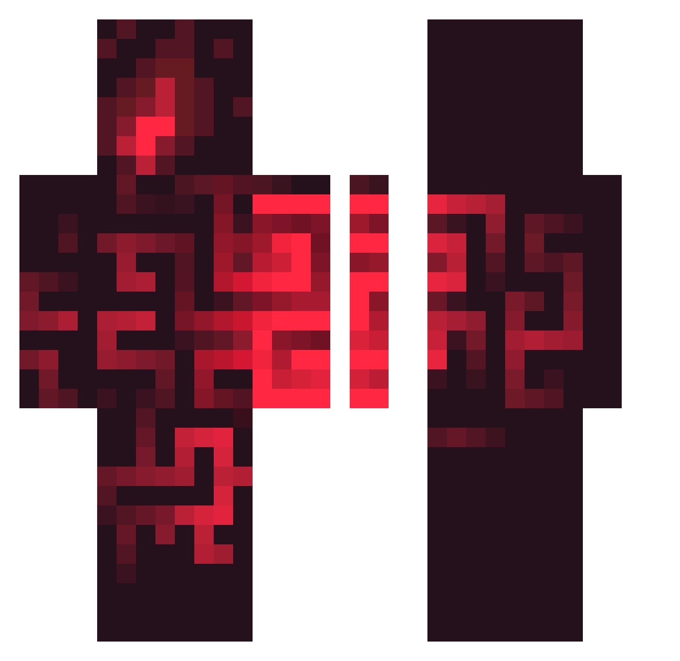 Brunner12 Minecraft skin, front and back view