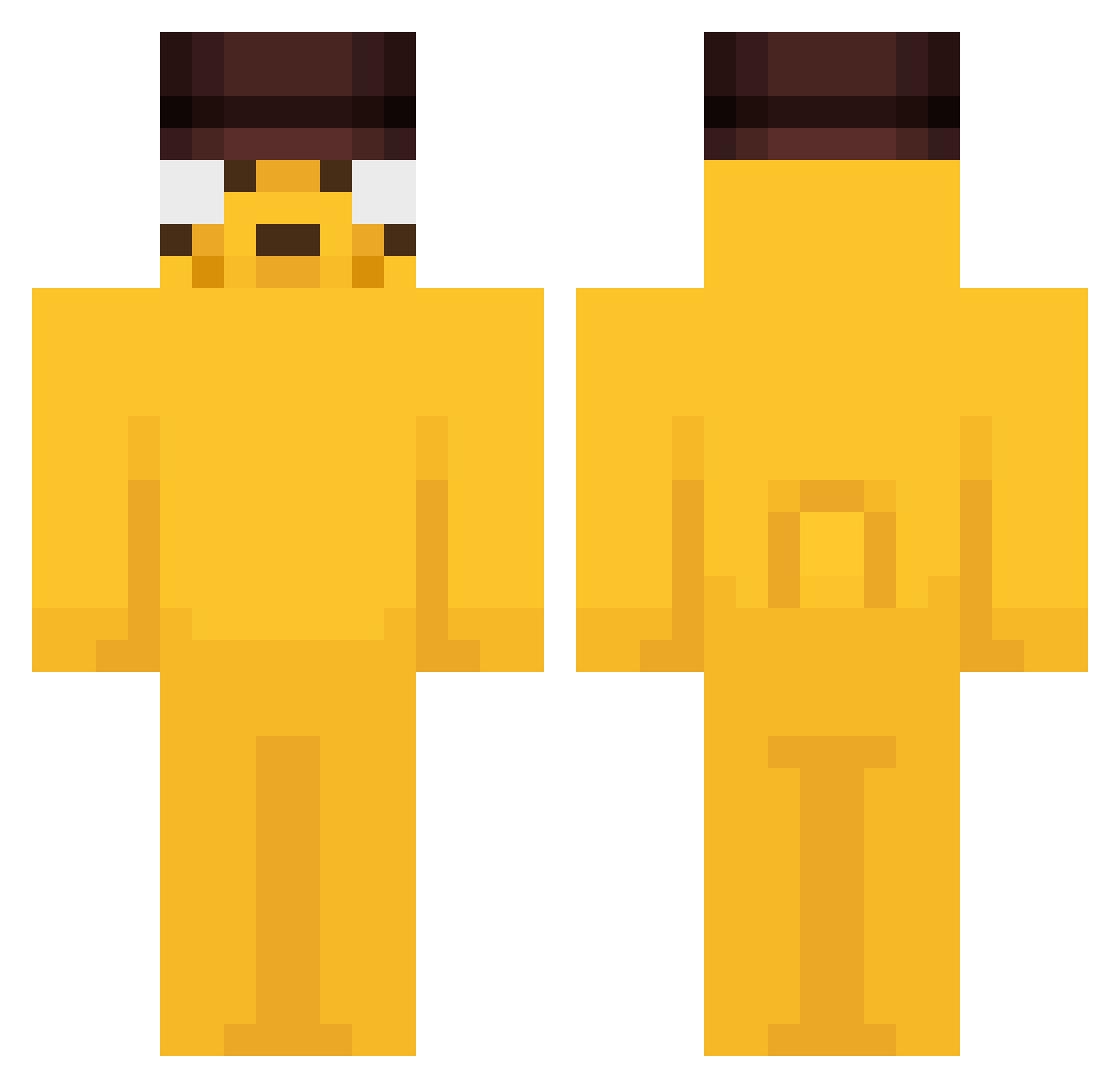 IonutStreams Minecraft skin, front and back view