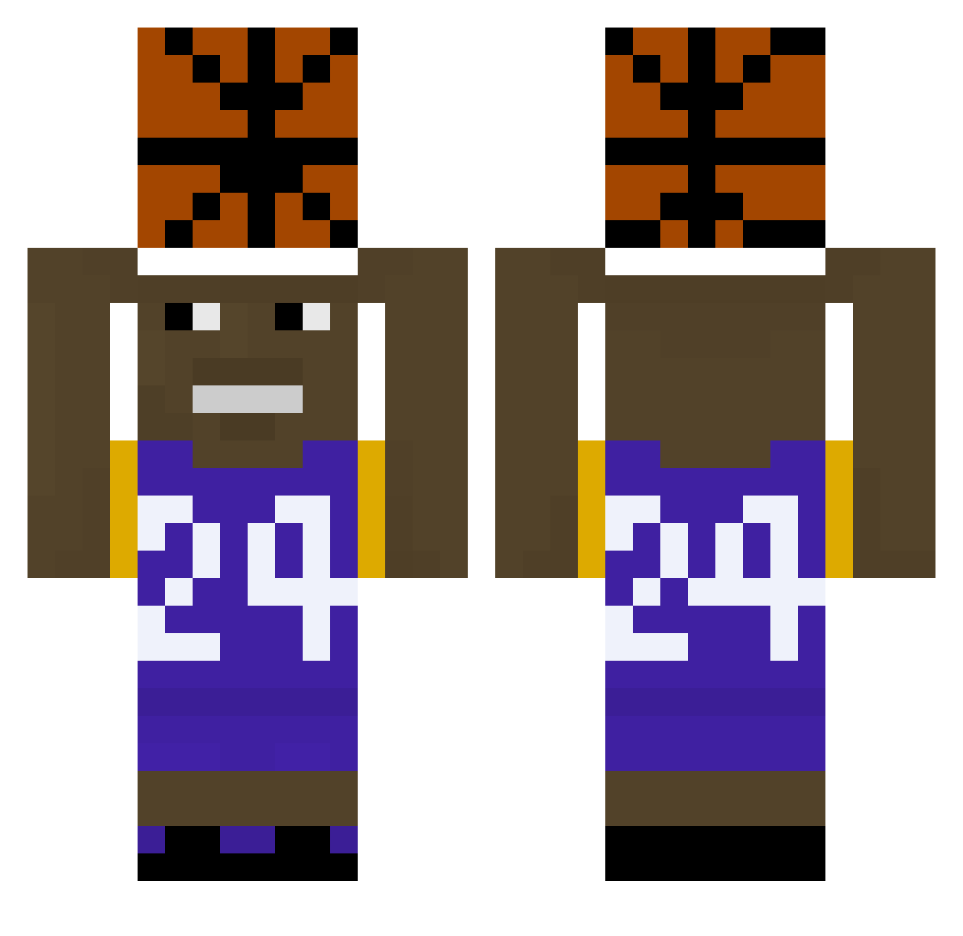 pickle_lol Minecraft skin, front and back view