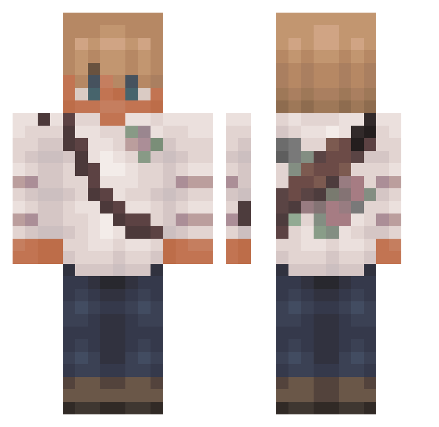 Pickle_Juices Minecraft skin, front and back view