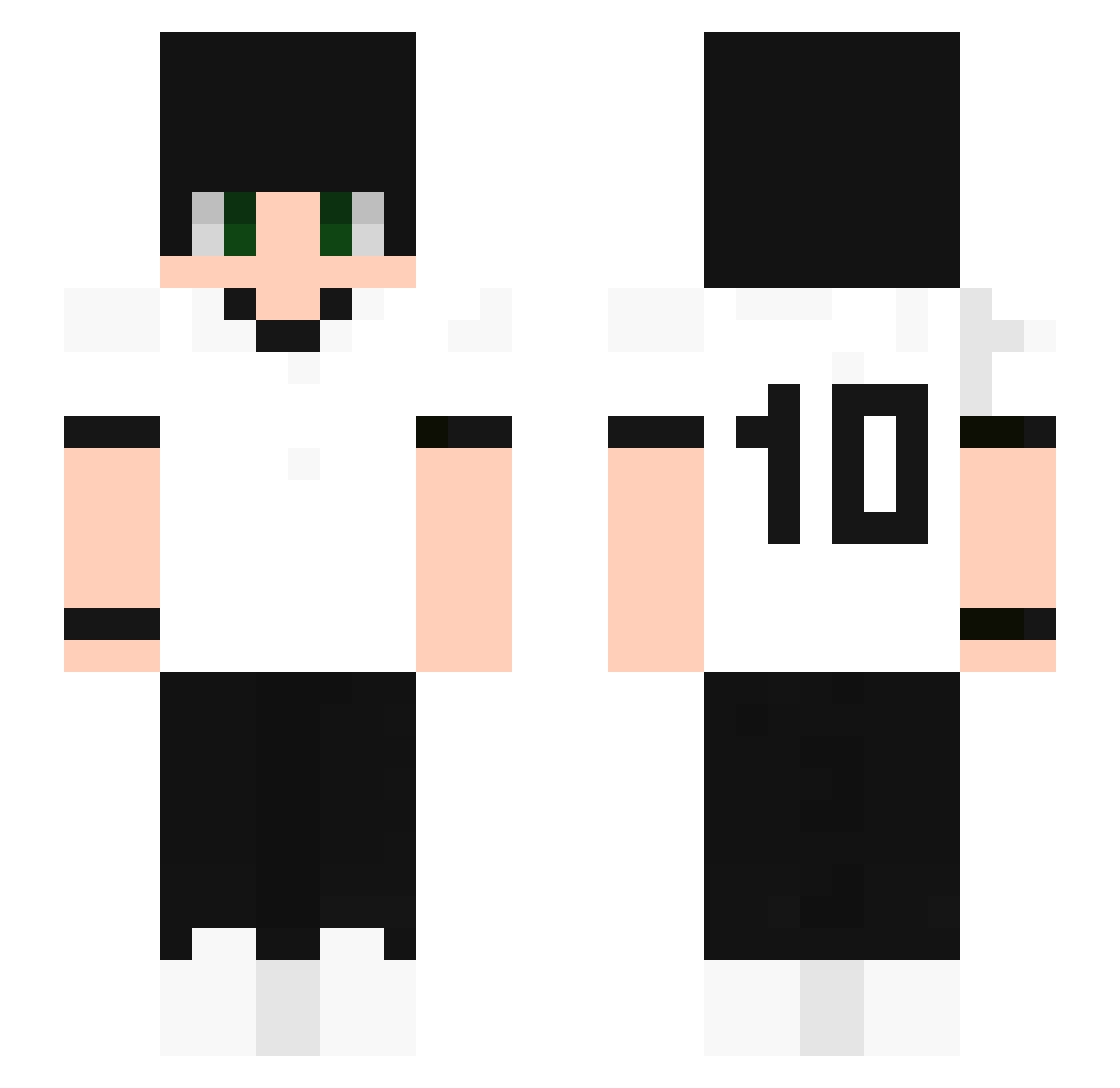 ndakndandjndn Minecraft skin, front and back view
