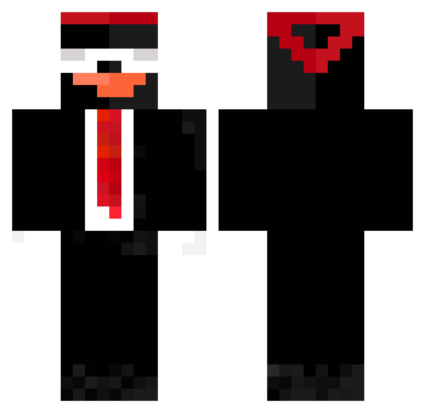 MammothCloth9700 Minecraft skin, front and back view