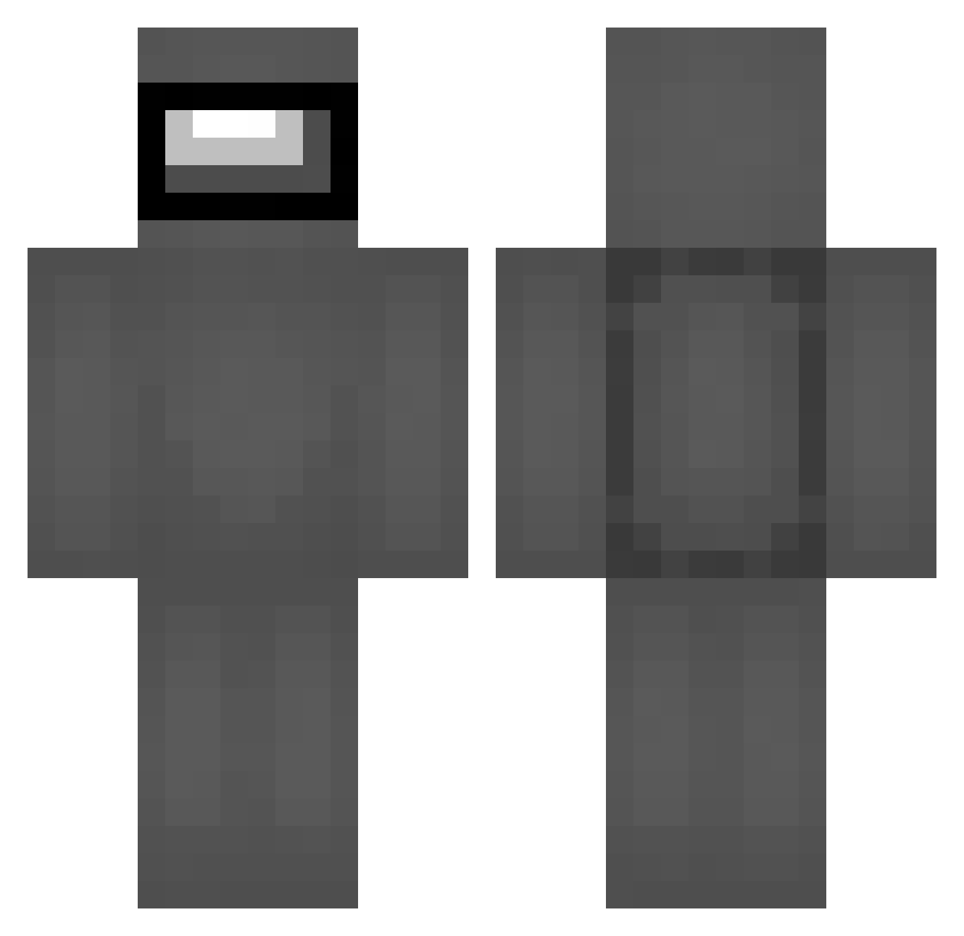 korelifyy Minecraft skin, front and back view