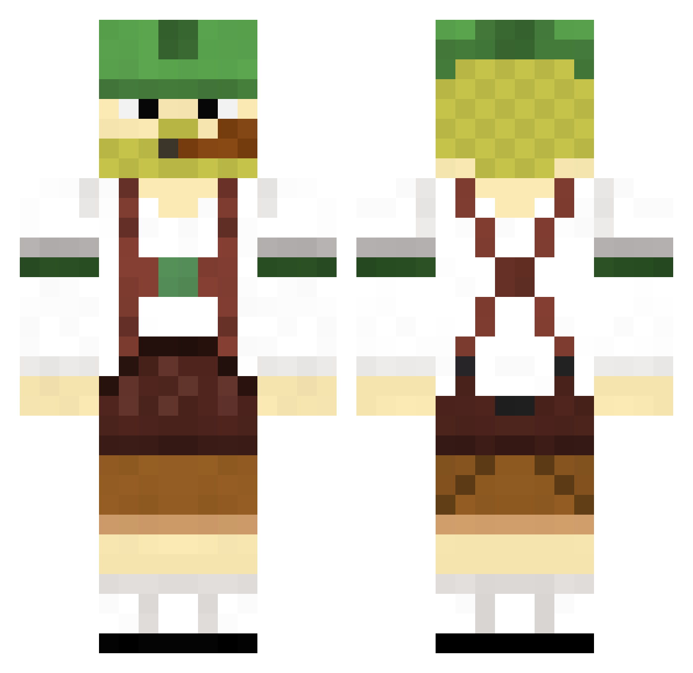 IBimsAschoas Minecraft skin, front and back view