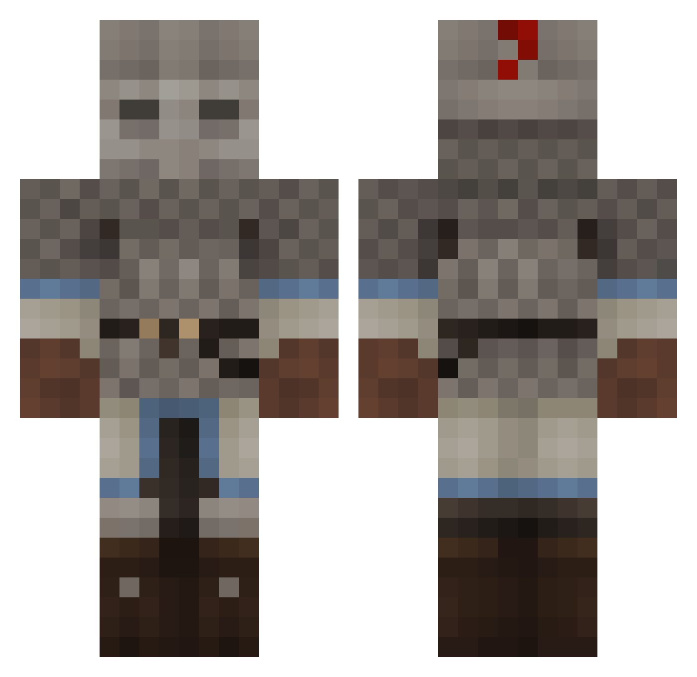 Dat_SWAG_Doe Minecraft skin, front and back view
