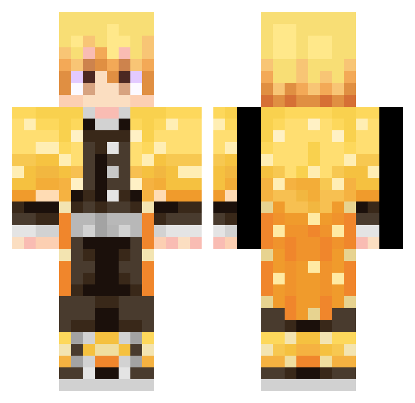 fan_2_moi Minecraft skin, front and back view