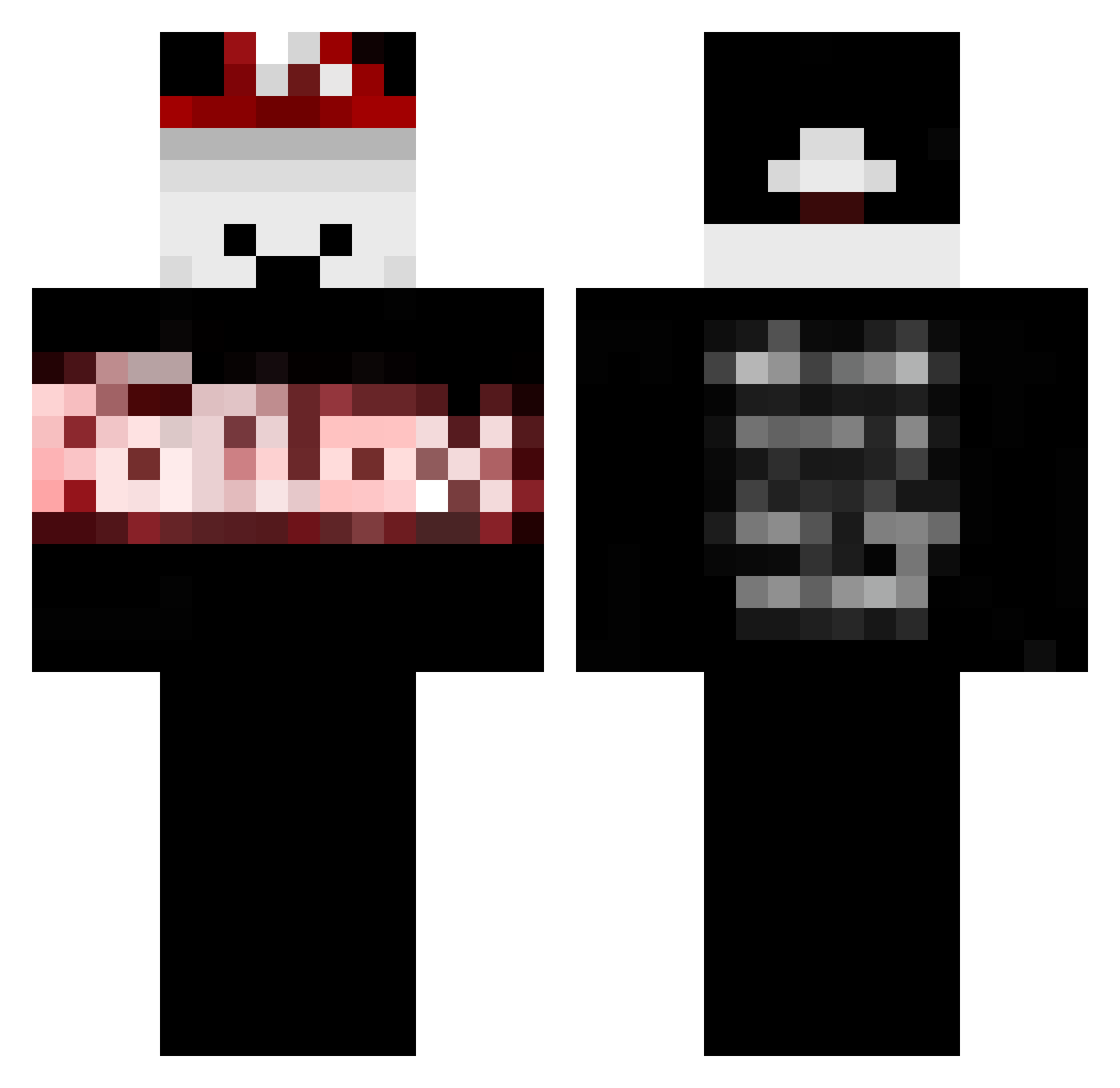 EpicEntity Minecraft skin, front and back view