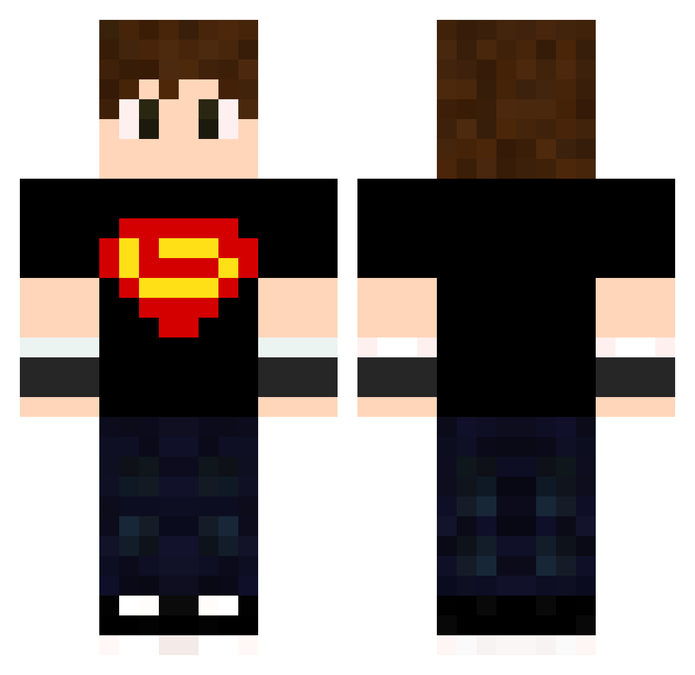 luvadegari Minecraft skin, front and back view