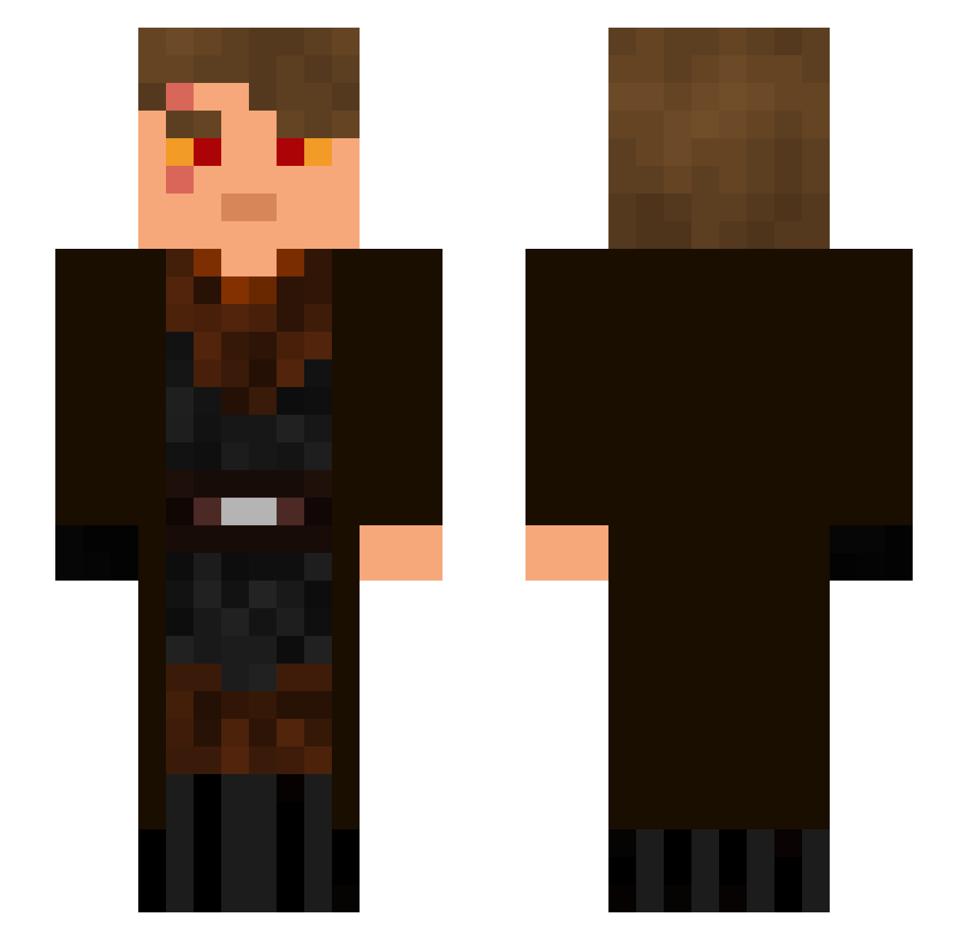 PaPaSmUrF_6969 Minecraft skin, front and back view
