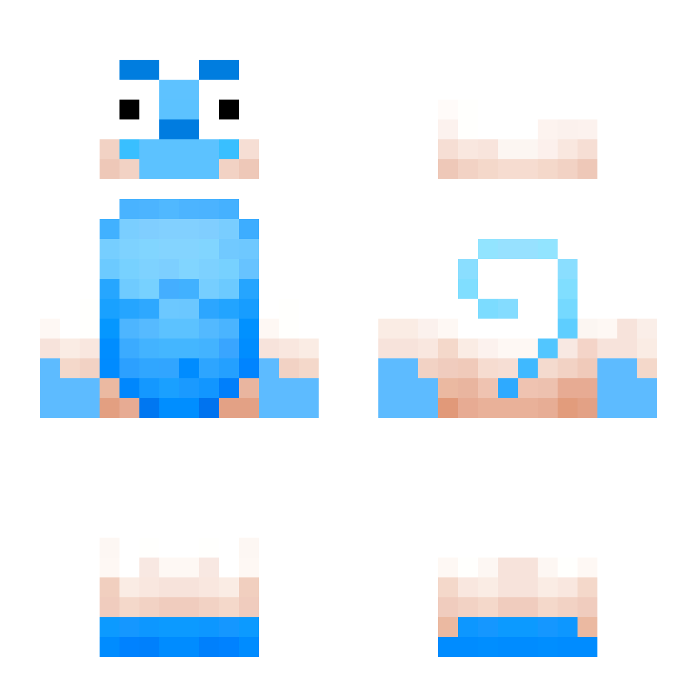 Mr777xdd Minecraft skin, front and back view