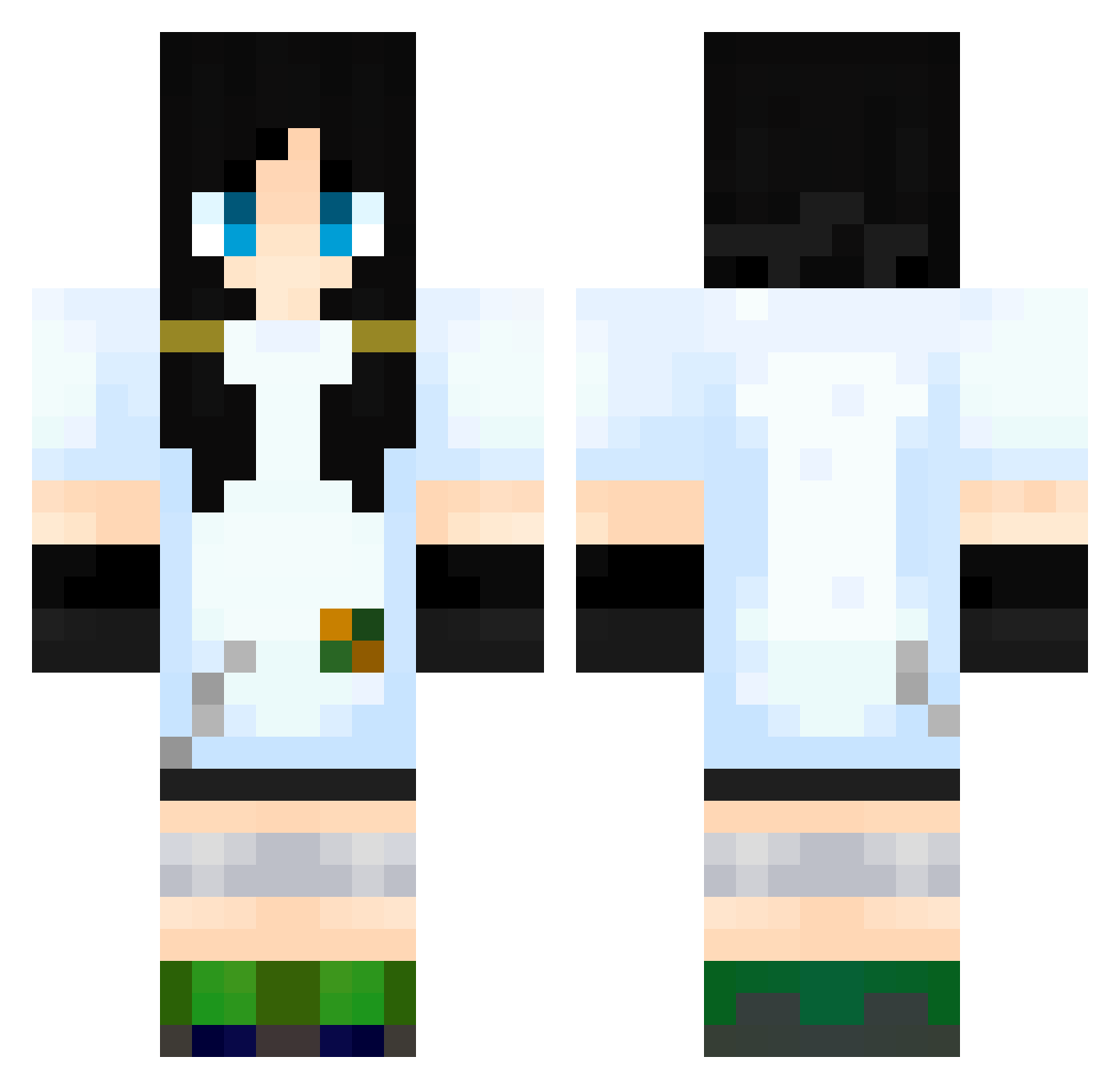 Noaholic_ Minecraft skin, front and back view