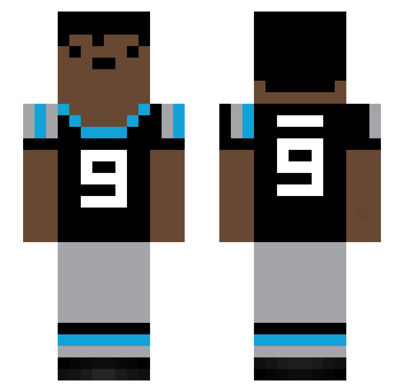 lejay2 Minecraft skin, front and back view
