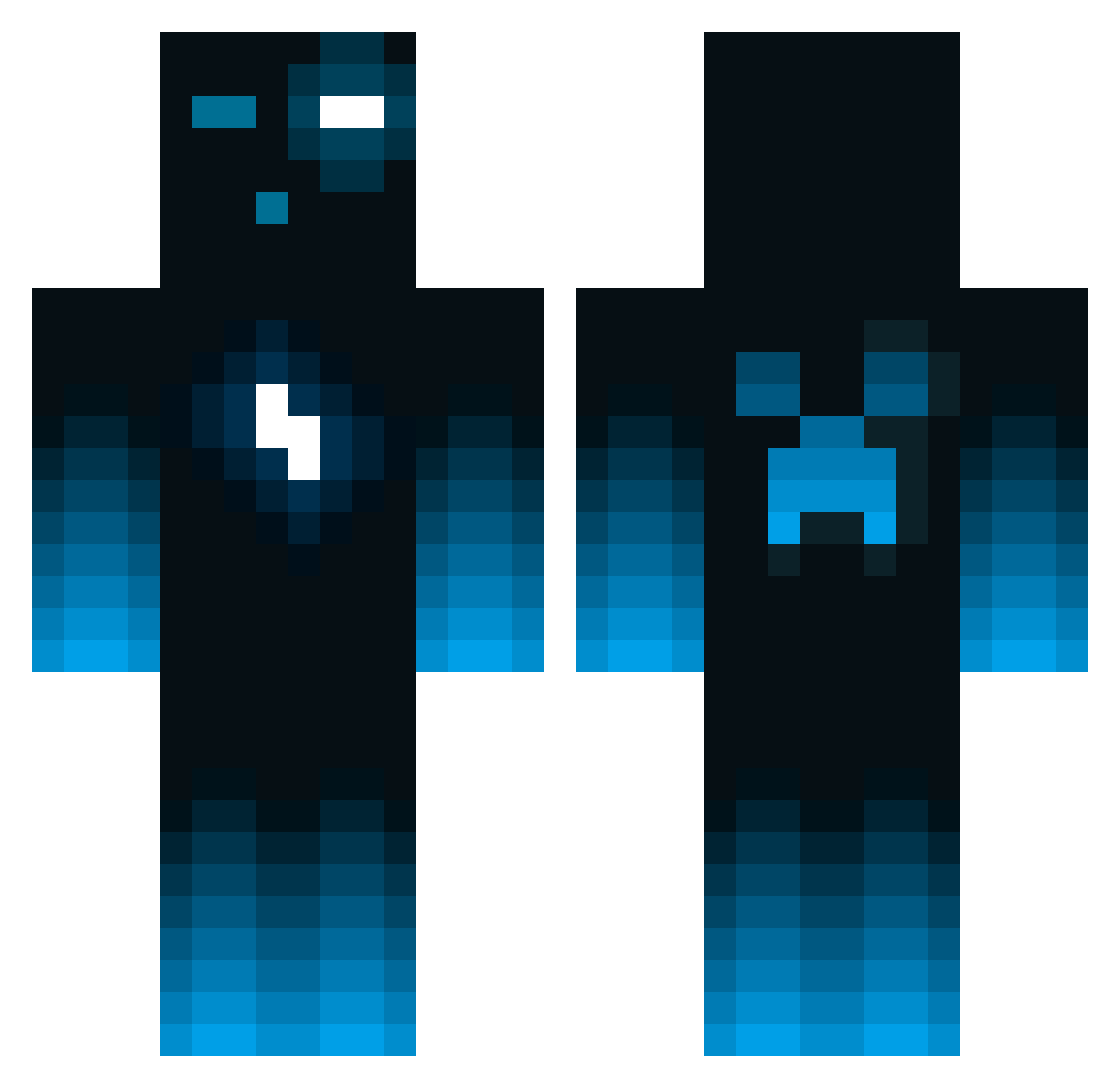 fuqsaggs Minecraft skin, front and back view
