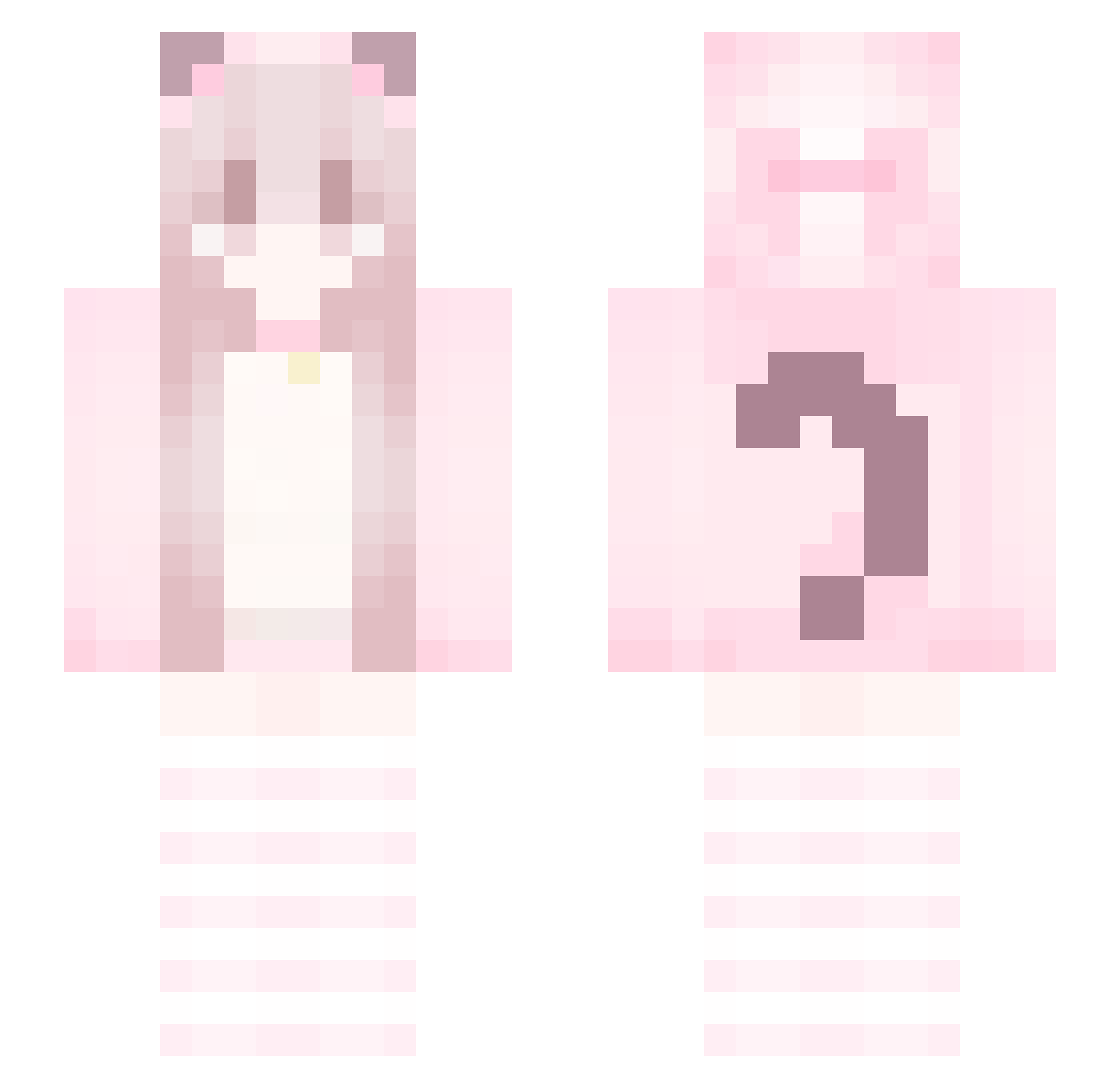 RyleeeSB Minecraft skin, front and back view