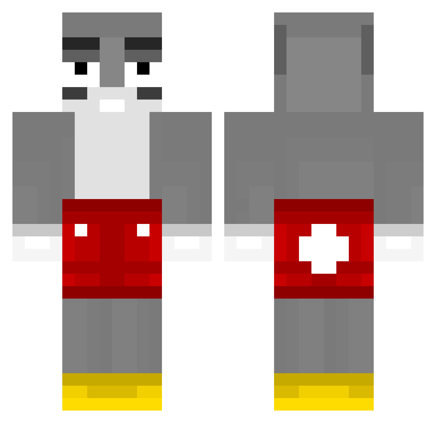 Spend1H4ThisName Minecraft skin, front and back view