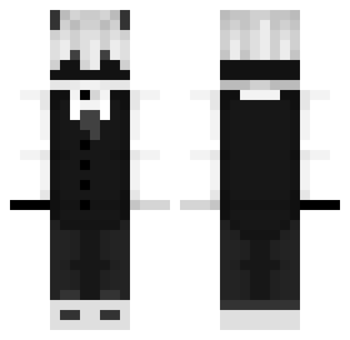 swagescobar Minecraft skin, front and back view
