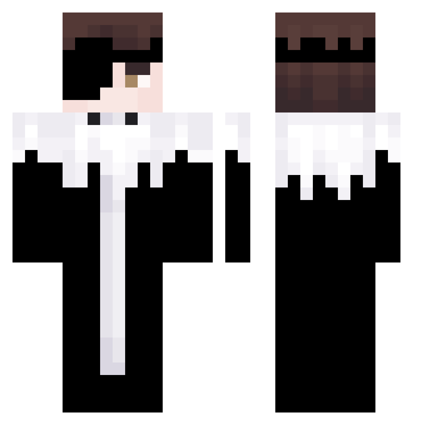 RealHelicoptero Minecraft skin, front and back view