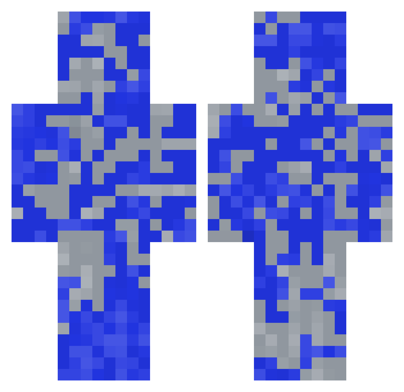 jovanito Minecraft skin, front and back view