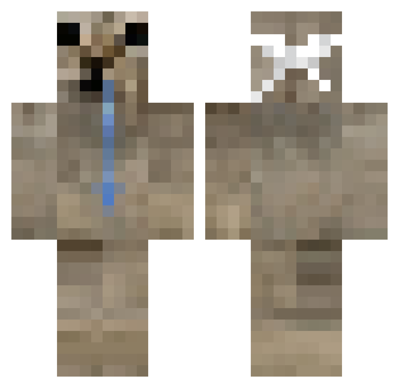 Nonsense__2k Minecraft skin, front and back view