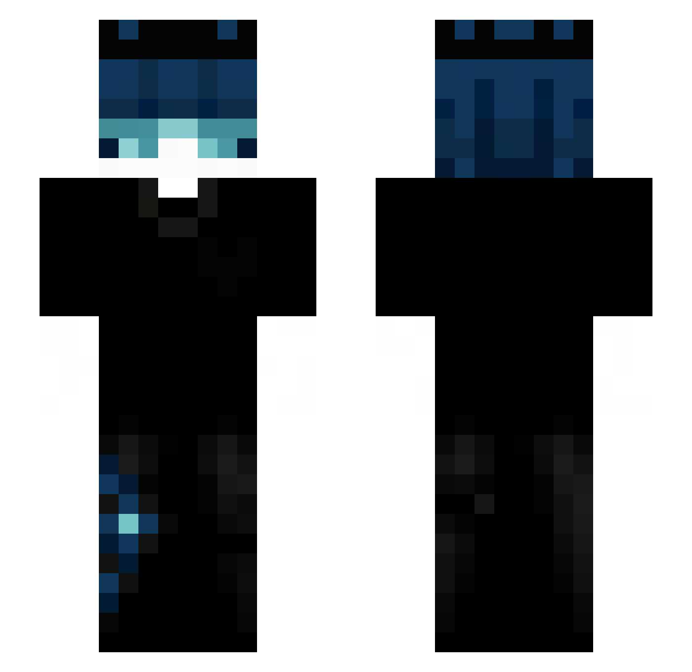 SwifferFR Minecraft skin, front and back view