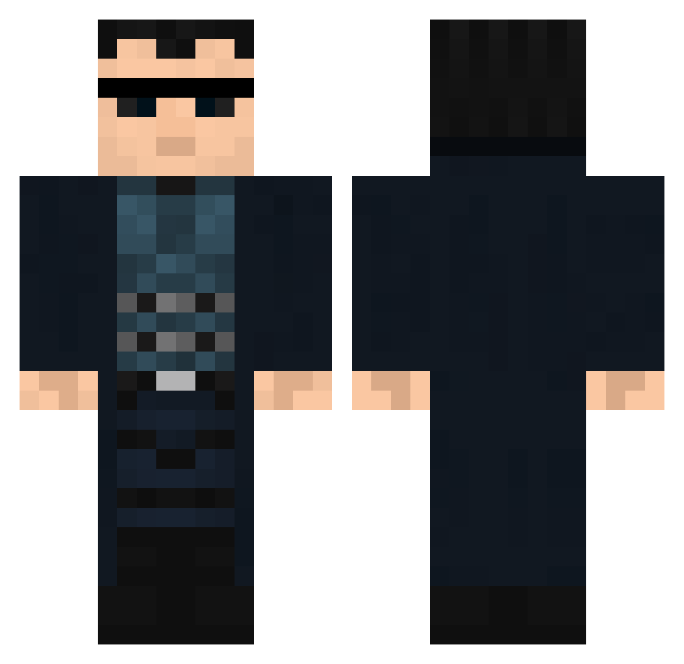 Somewhat_Unknown Minecraft skin, front and back view