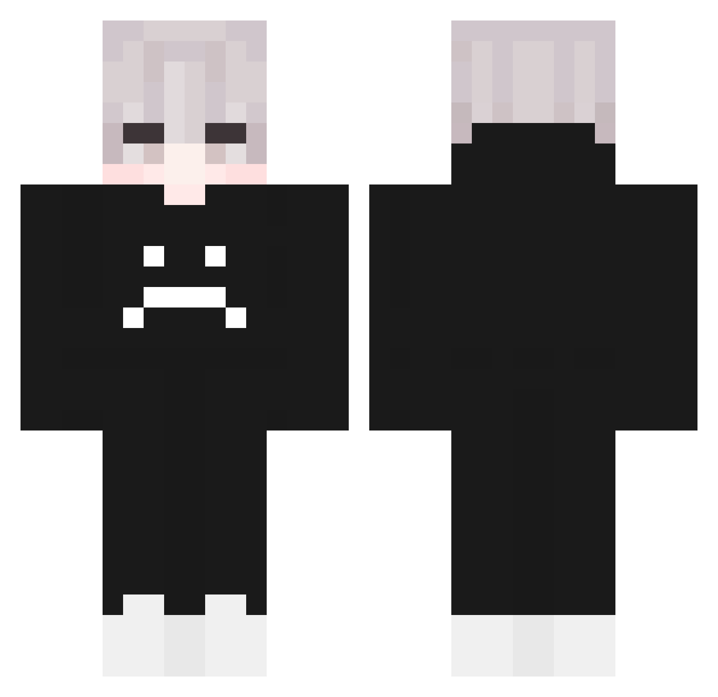 loduwa_ Minecraft skin, front and back view