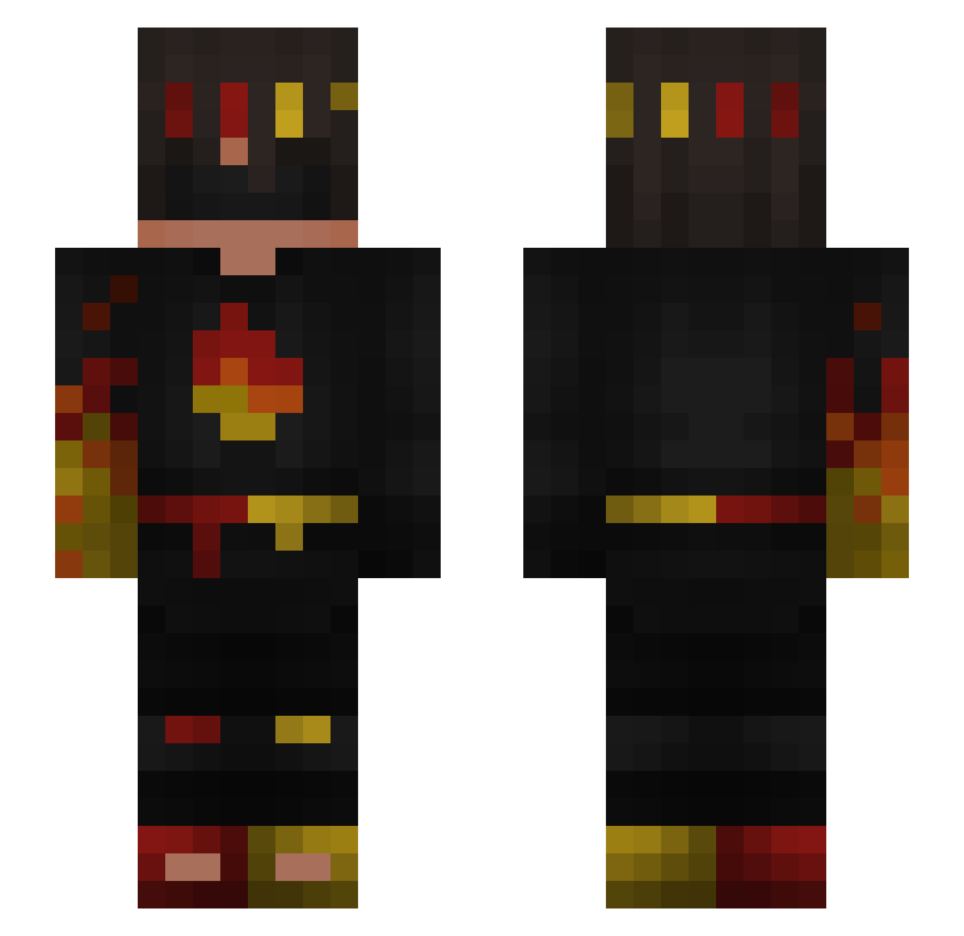 LastChance65432 Minecraft skin, front and back view