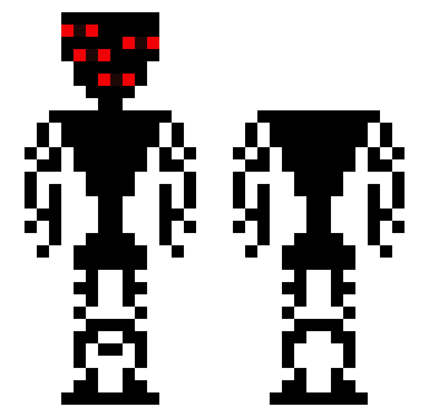 Simple_Sheep Minecraft skin, front and back view