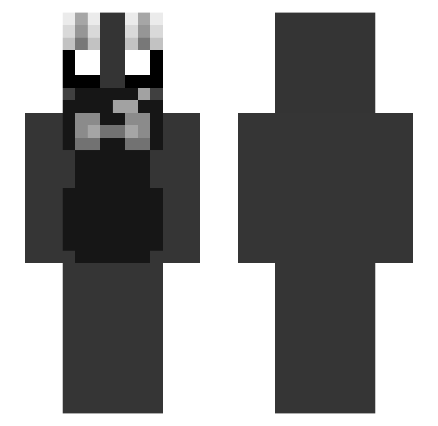 Mooneigh Minecraft skin, front and back view