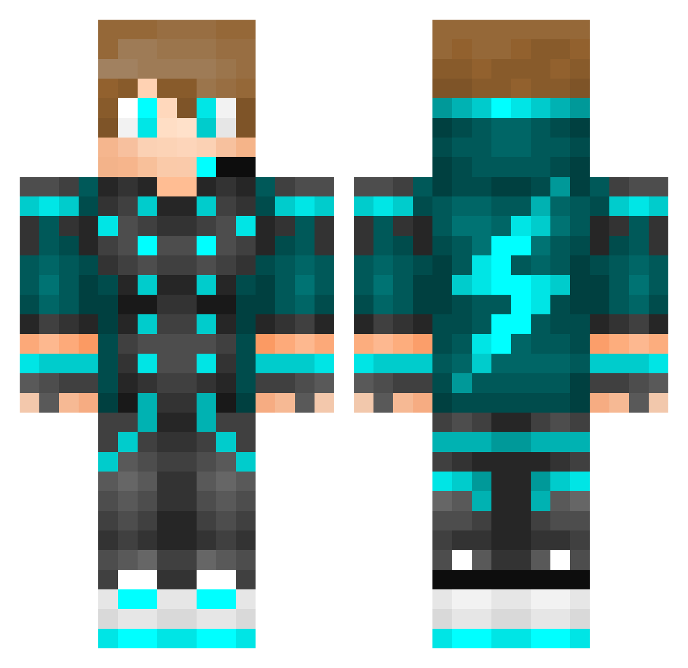 TROVO_YOLER_BOY Minecraft skin, front and back view