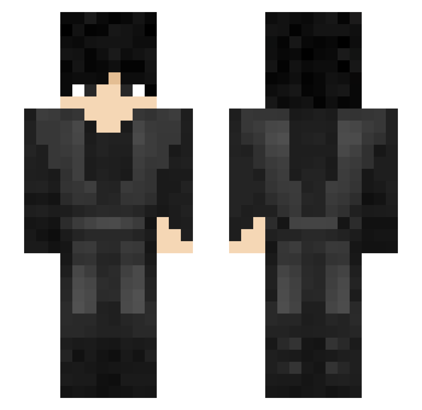 Juandi_ Minecraft skin, front and back view