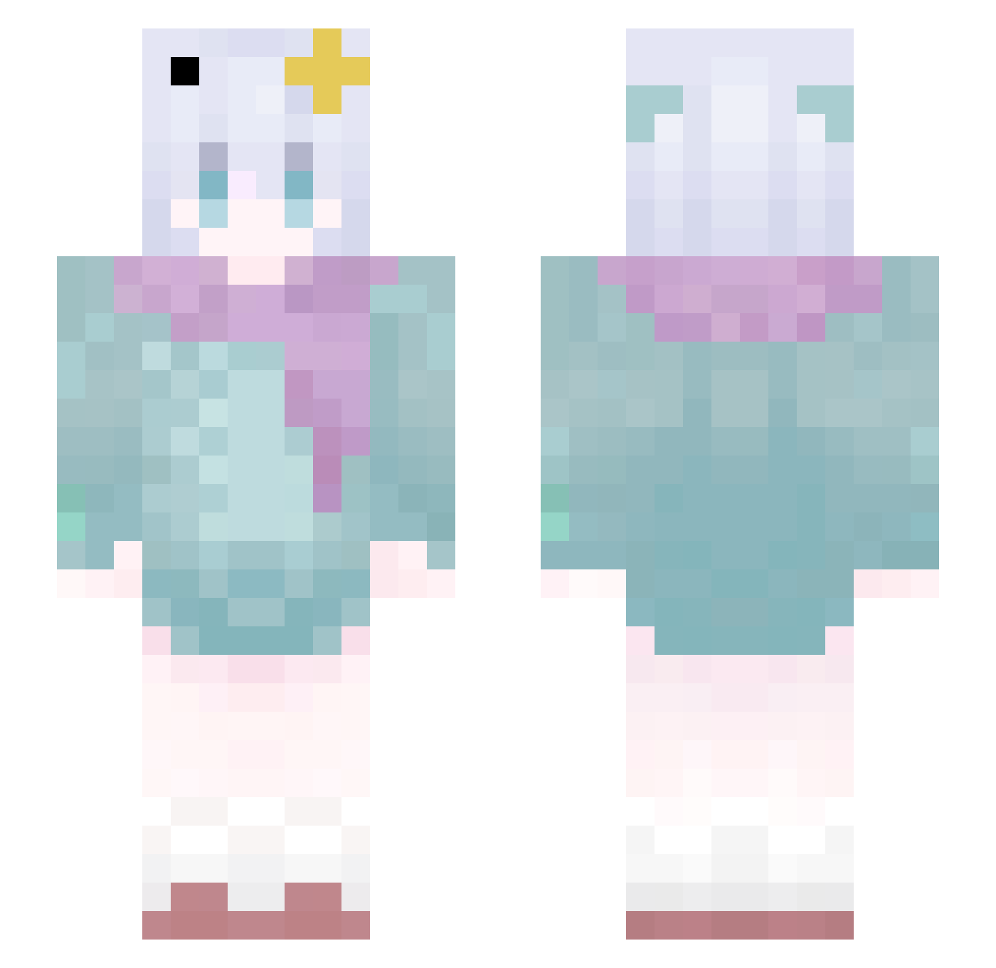 Lone_star003 Minecraft skin, front and back view