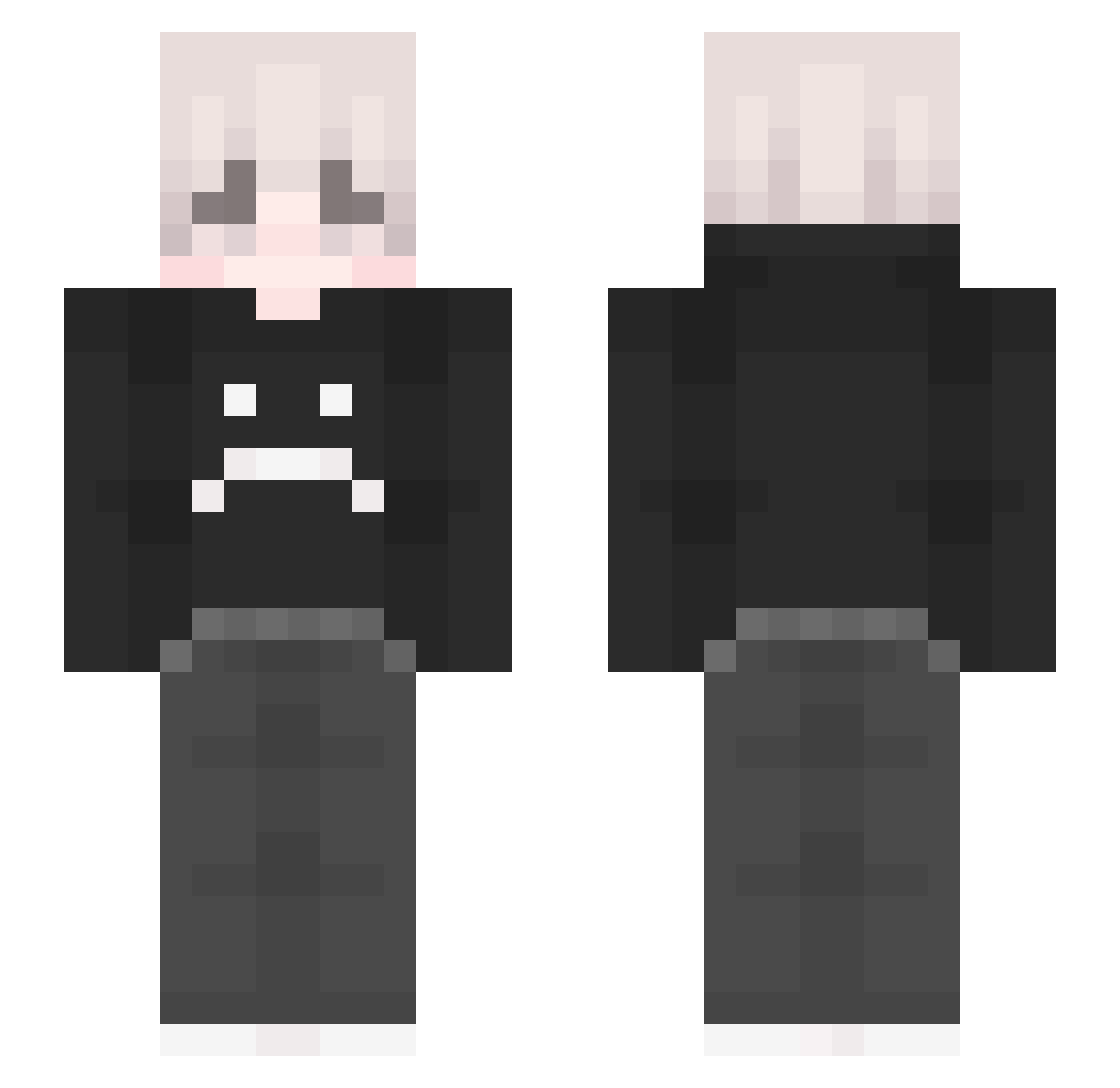 _antego Minecraft skin, front and back view