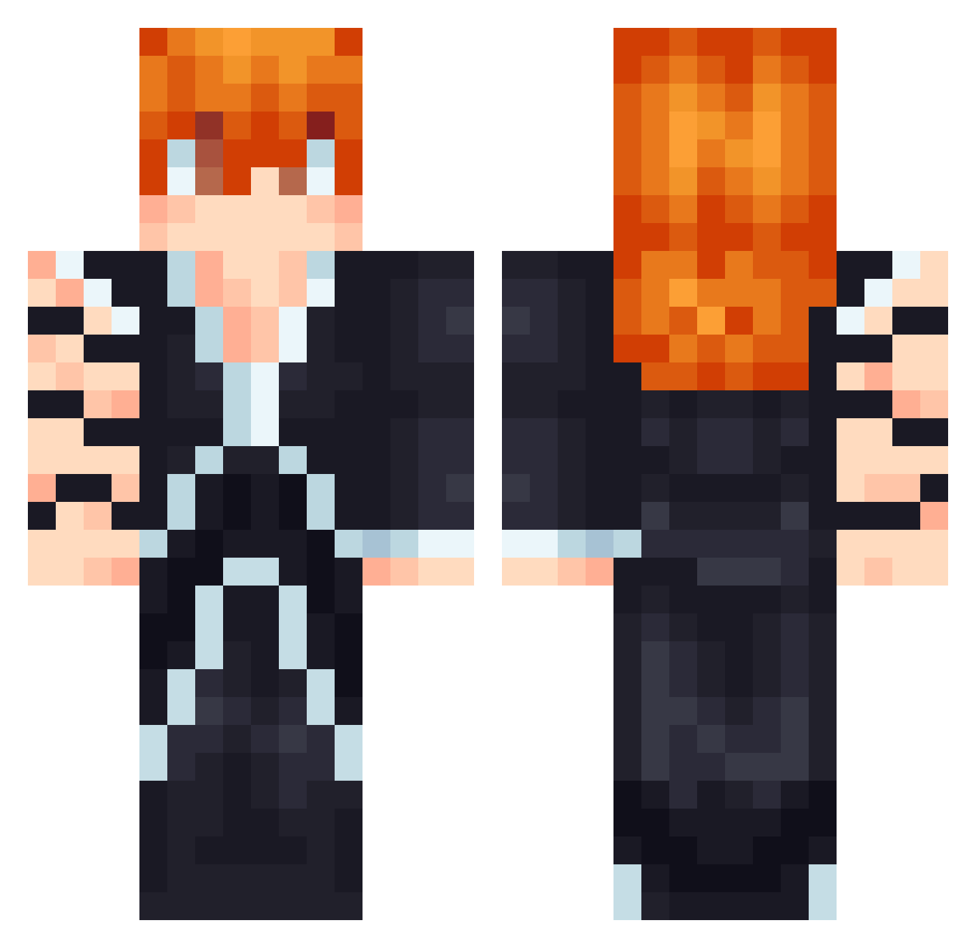 NemoOW_ Minecraft skin, front and back view