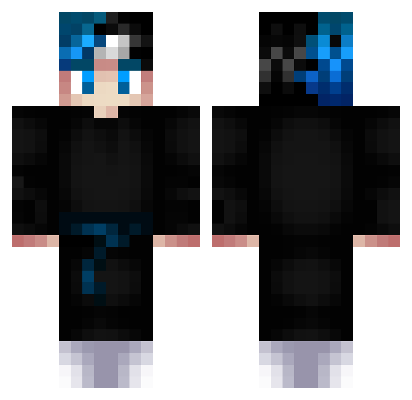 maloneryan79 Minecraft skin, front and back view