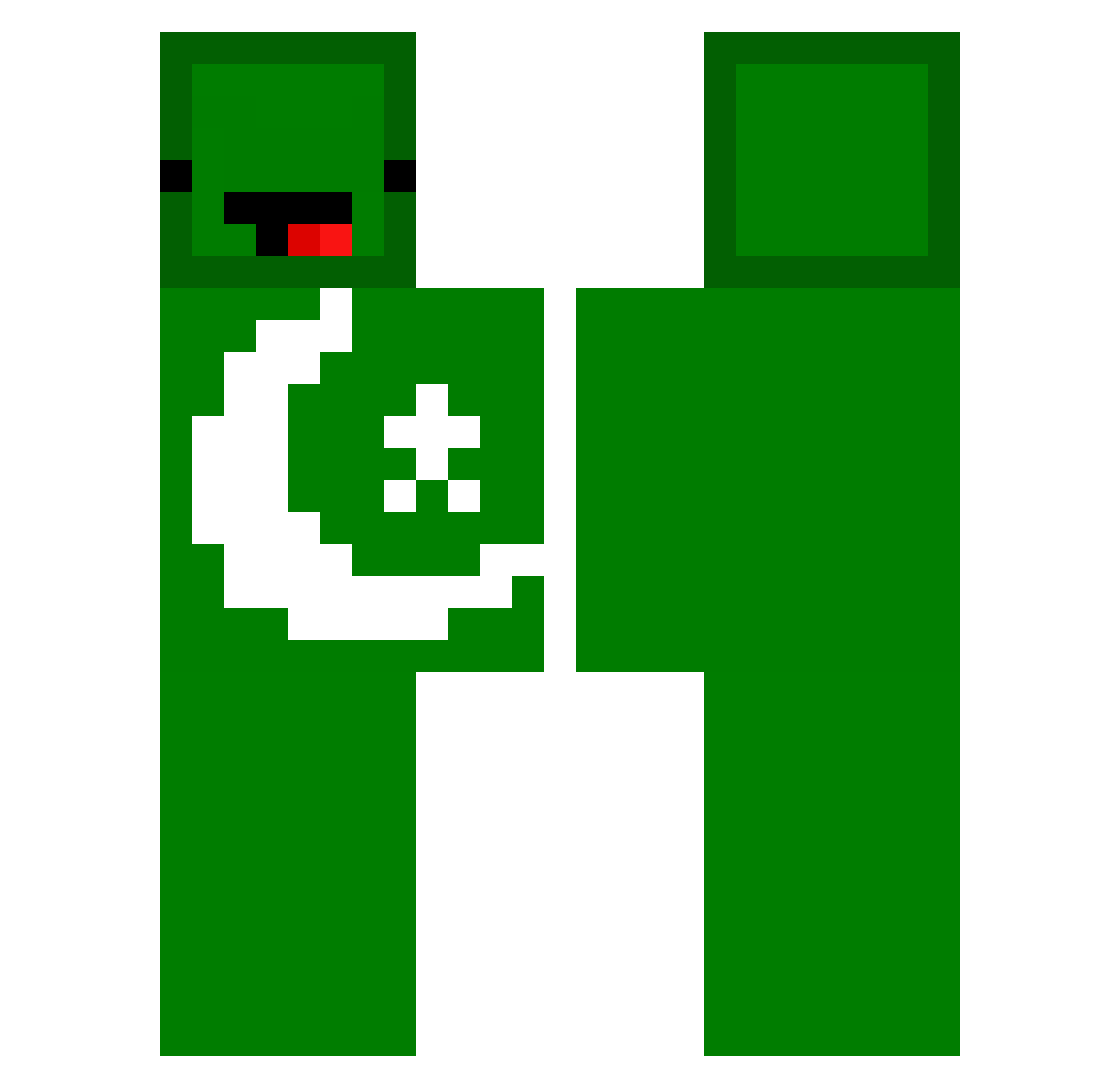 StrafeZWithaZ Minecraft skin, front and back view