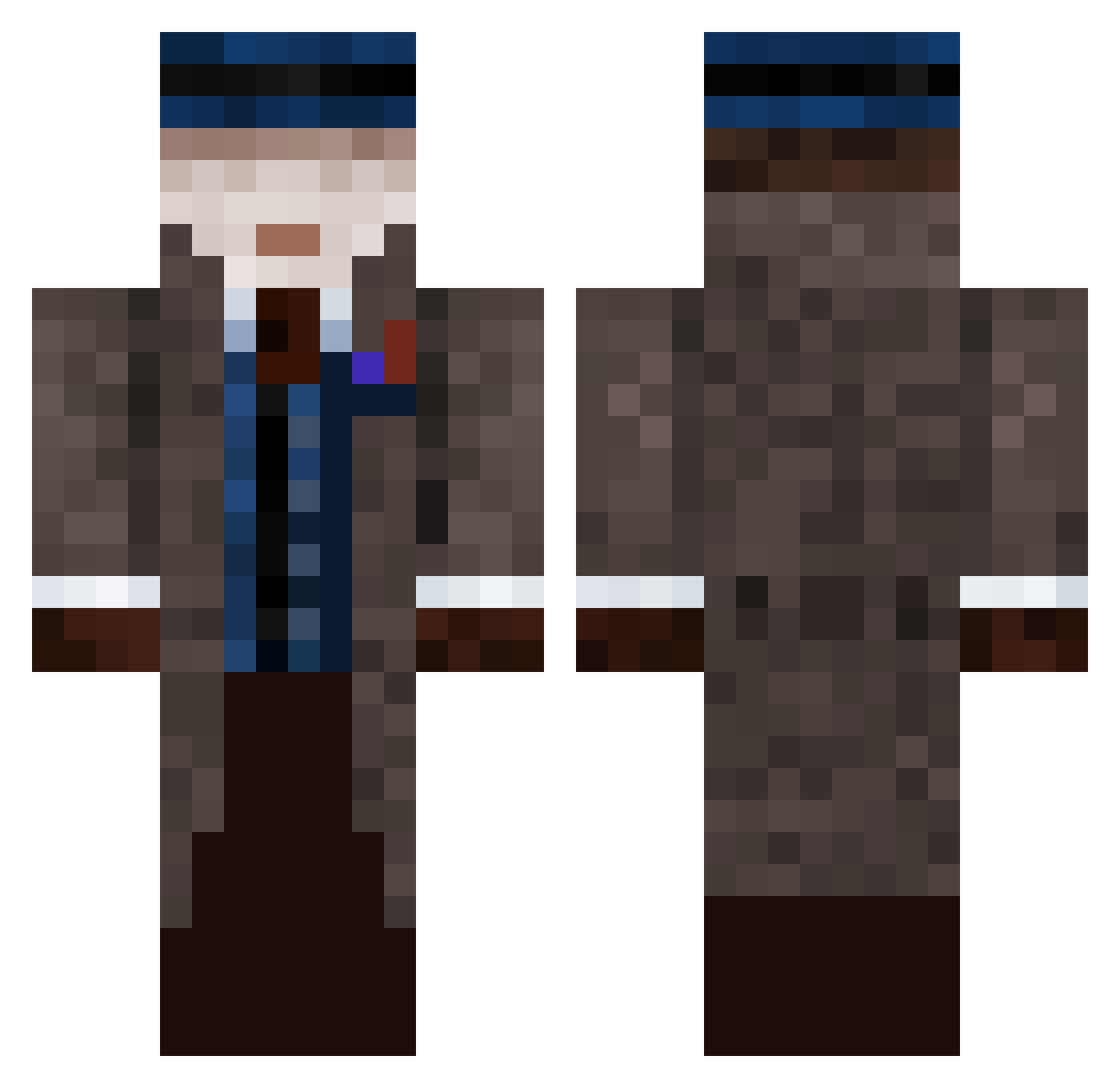 bud3699 Minecraft skin, front and back view