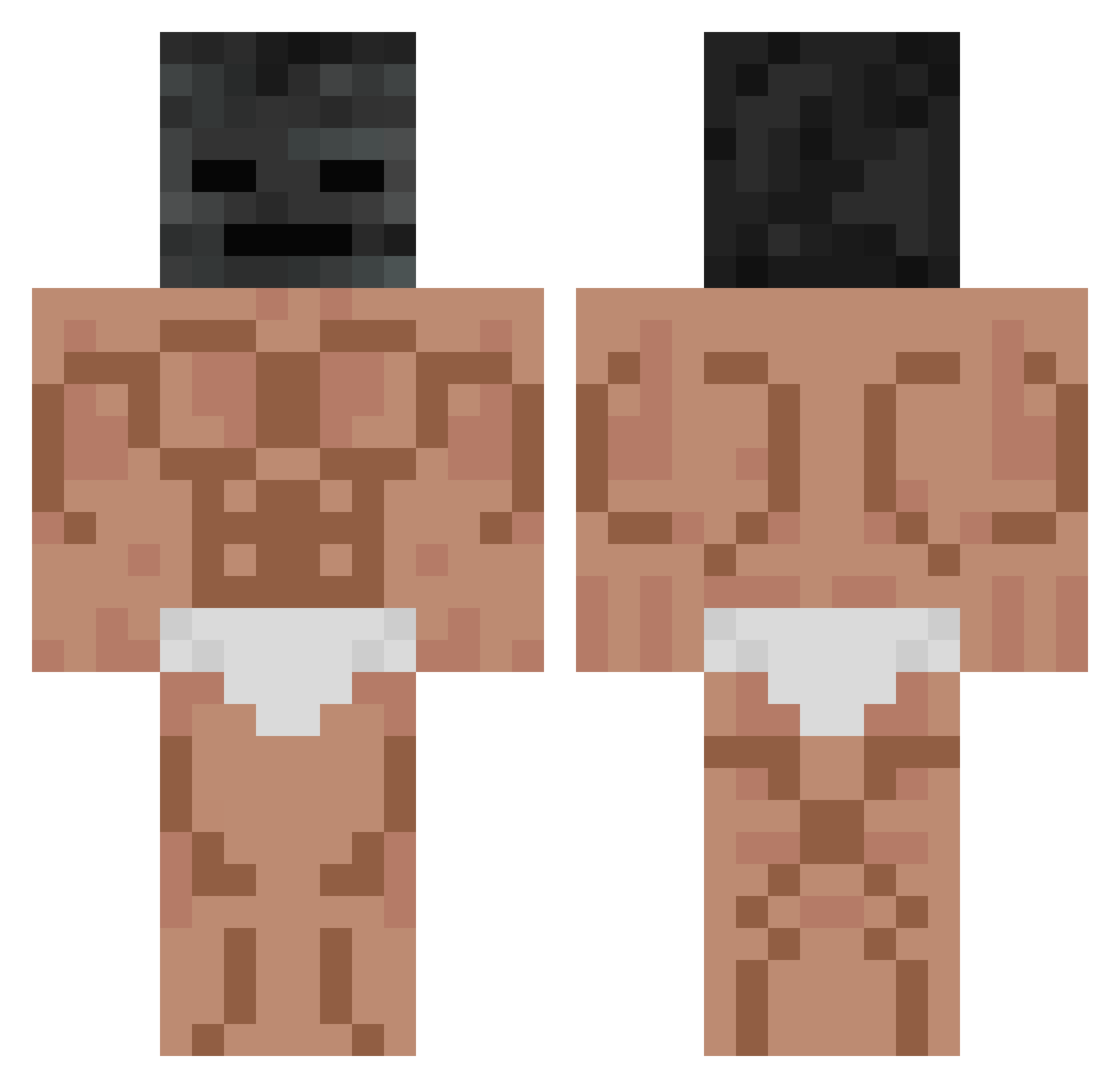 sigmakapi Minecraft skin, front and back view