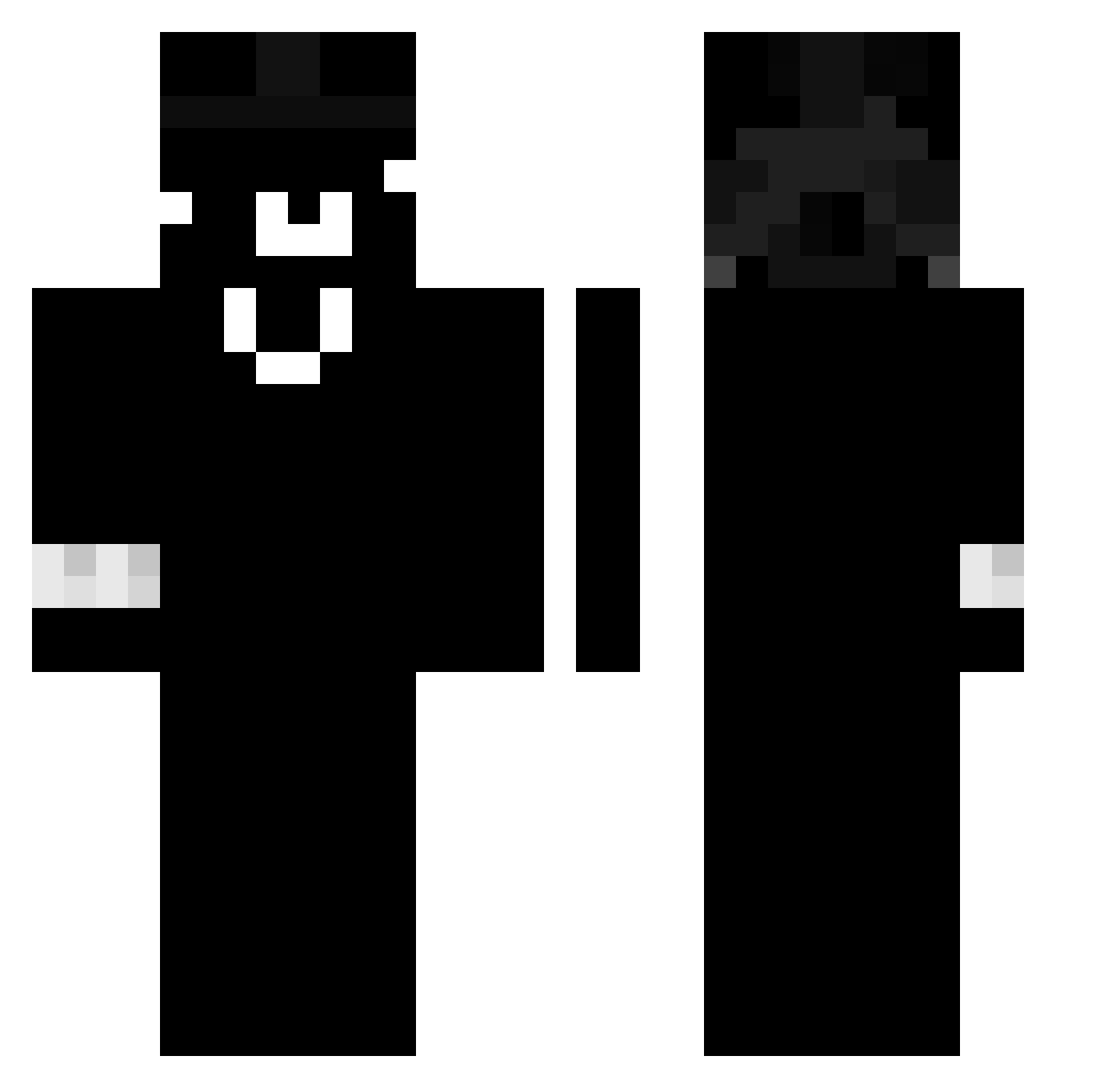 saif77ip Minecraft skin, front and back view