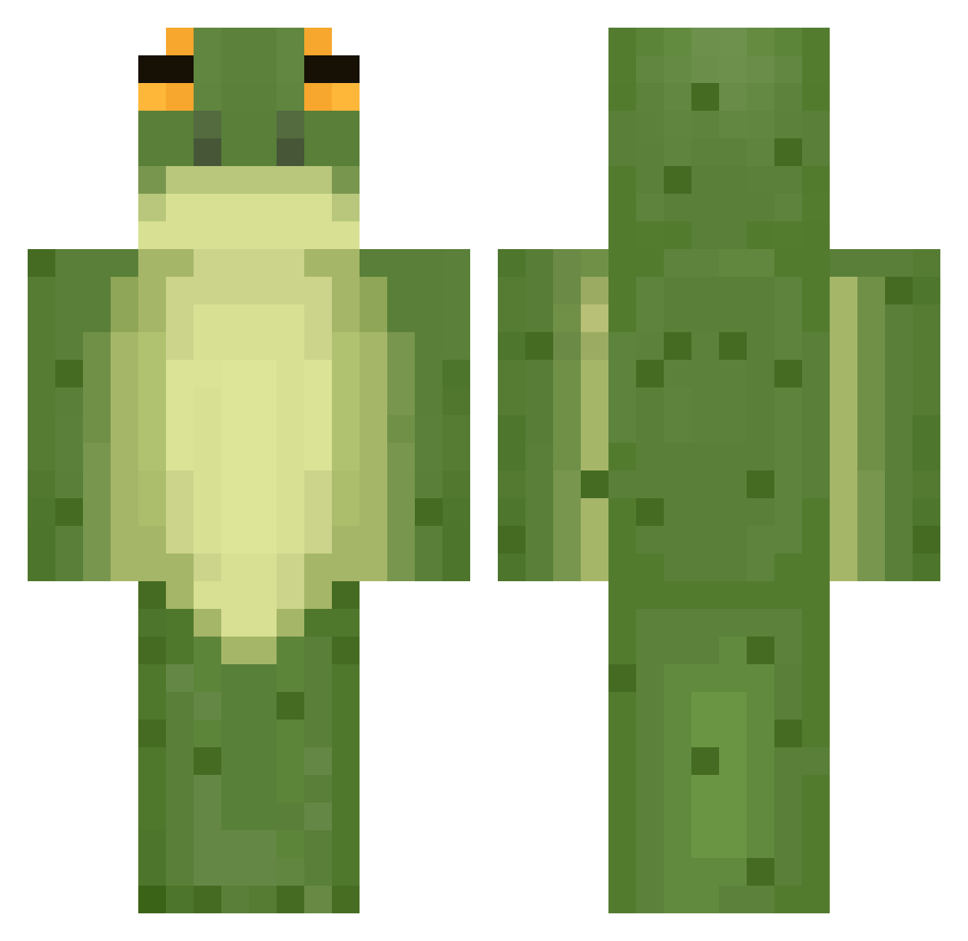 sousxa Minecraft skin, front and back view