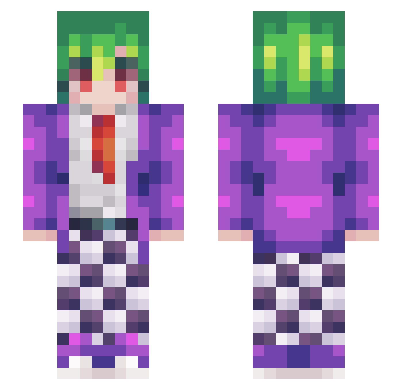athenoula_ Minecraft skin, front and back view