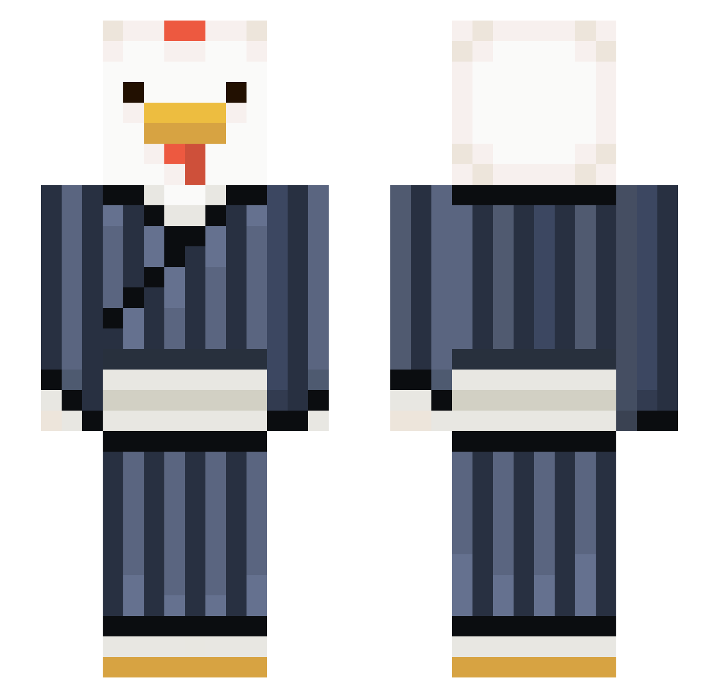 leguyni Minecraft skin, front and back view